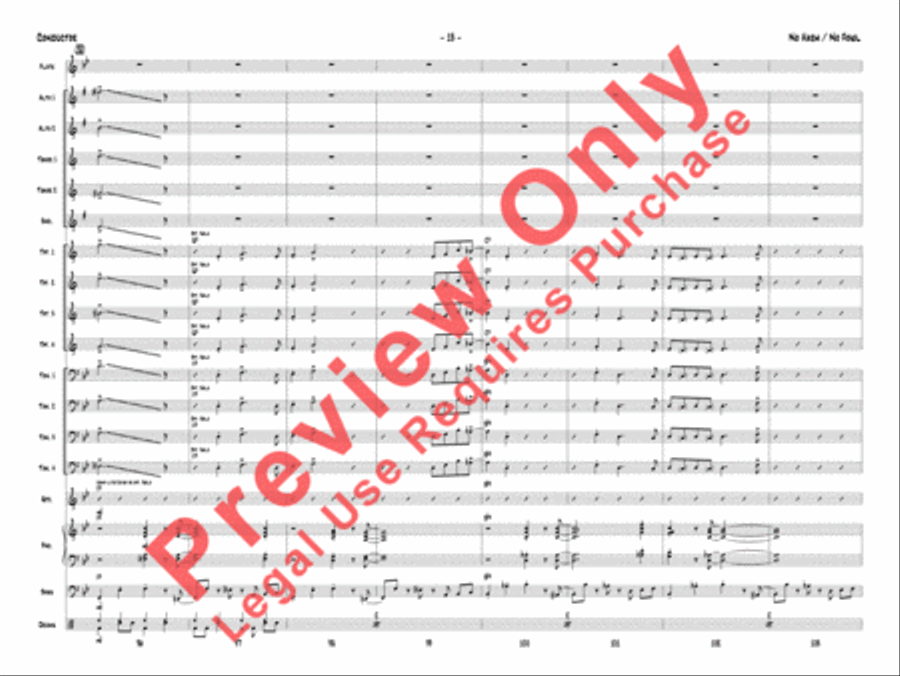 No Harm / No Fowl Jazz Ensemble scores gallery preview page 16