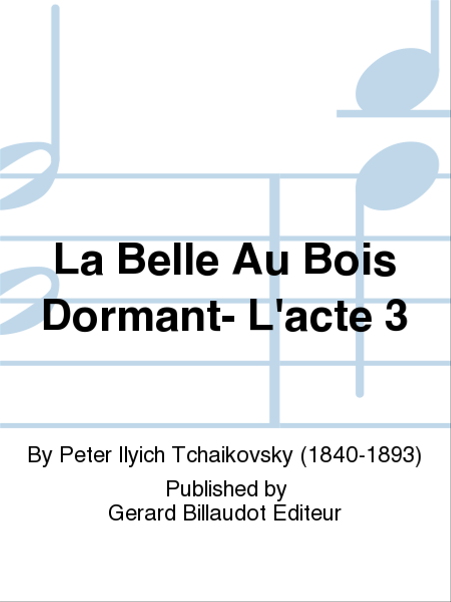 La Belle Au Bois Dormant- L'Acte 3 Violin Solo scores gallery preview page 1