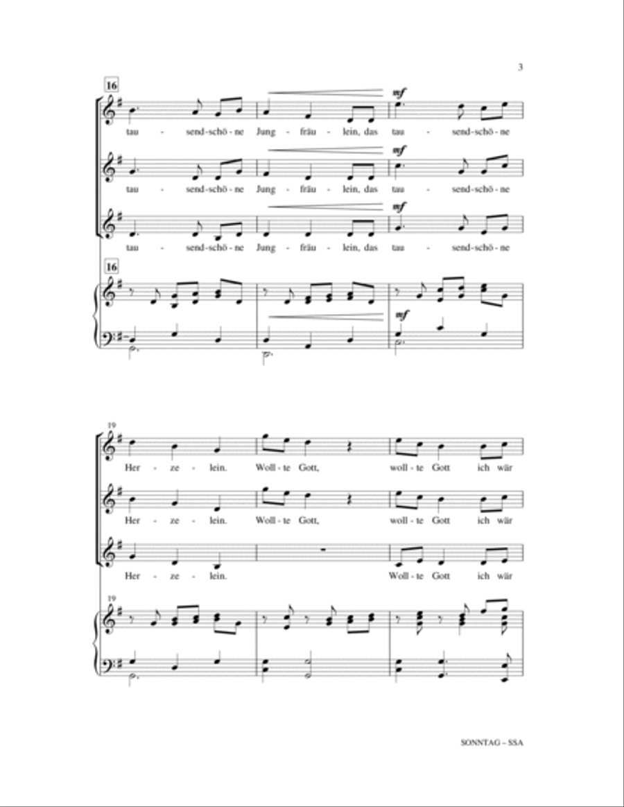 Sonntag Sonntag SSA scores gallery preview page 3