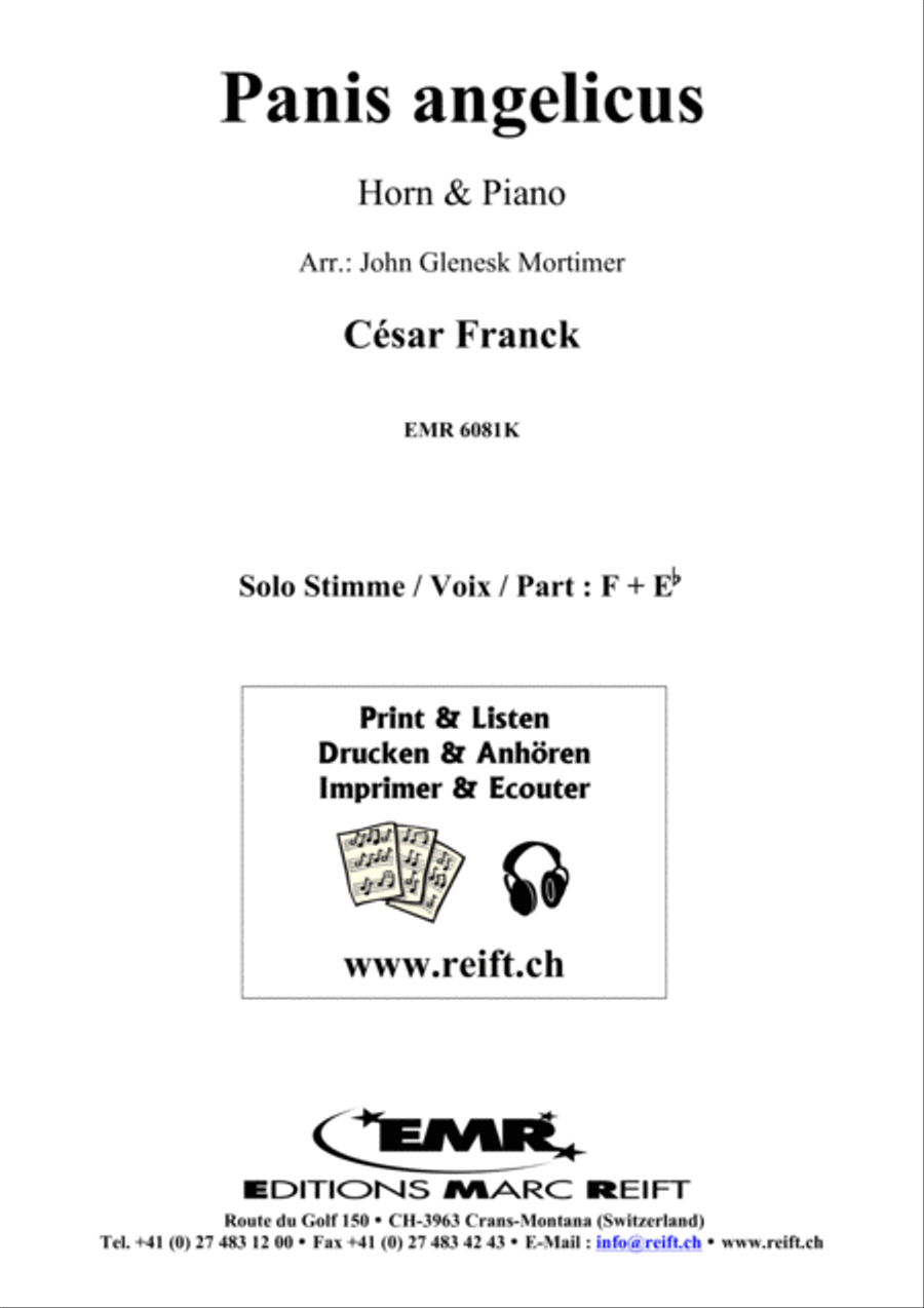 Panis Angelicus Horn scores gallery preview page 2