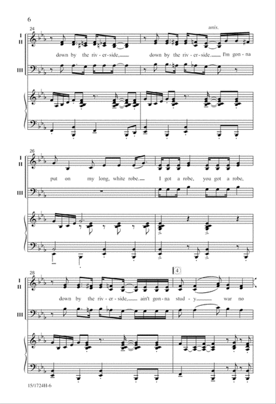 Spiritual Jubilee 3-Part scores gallery preview page 7