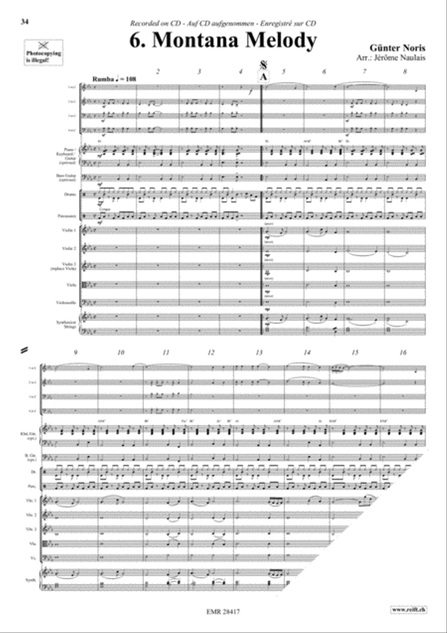 Let's Dance Volume 3 Brass Ensemble scores gallery preview page 8