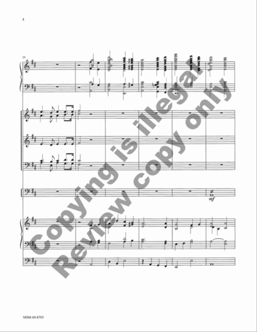 This Is a Time for Banners and Bells (Full Score) Choir scores gallery preview page 5