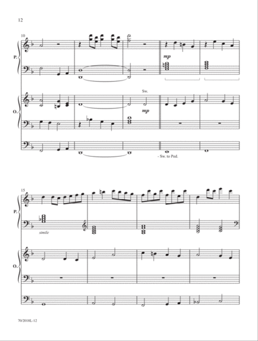 Holy Manna Organ scores gallery preview page 9