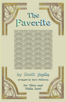 Book cover for The Favorite, Two-Step Ragtime for Oboe and Violin Duet