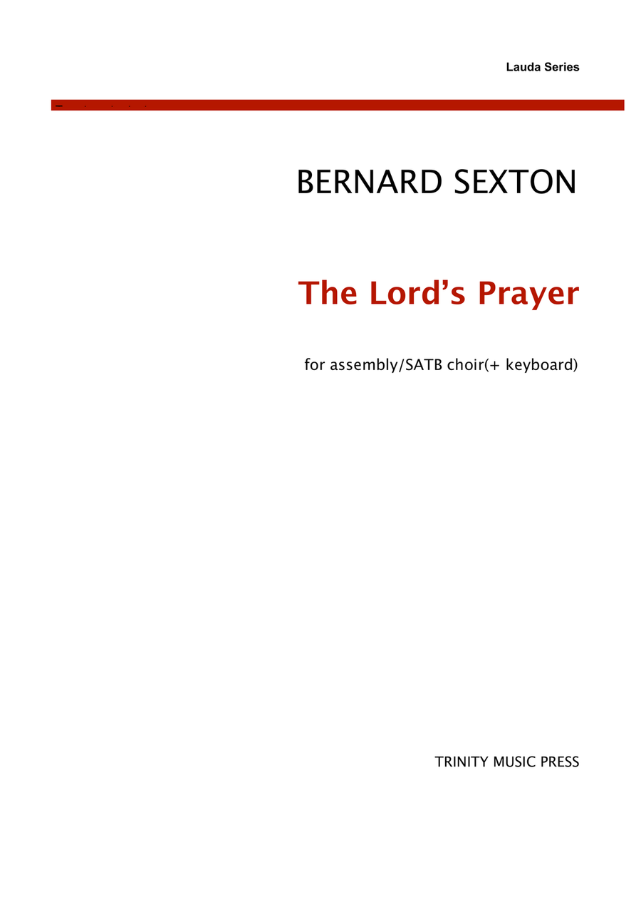 The Lord's Prayer (Our Father) 4-Part scores gallery preview page 1