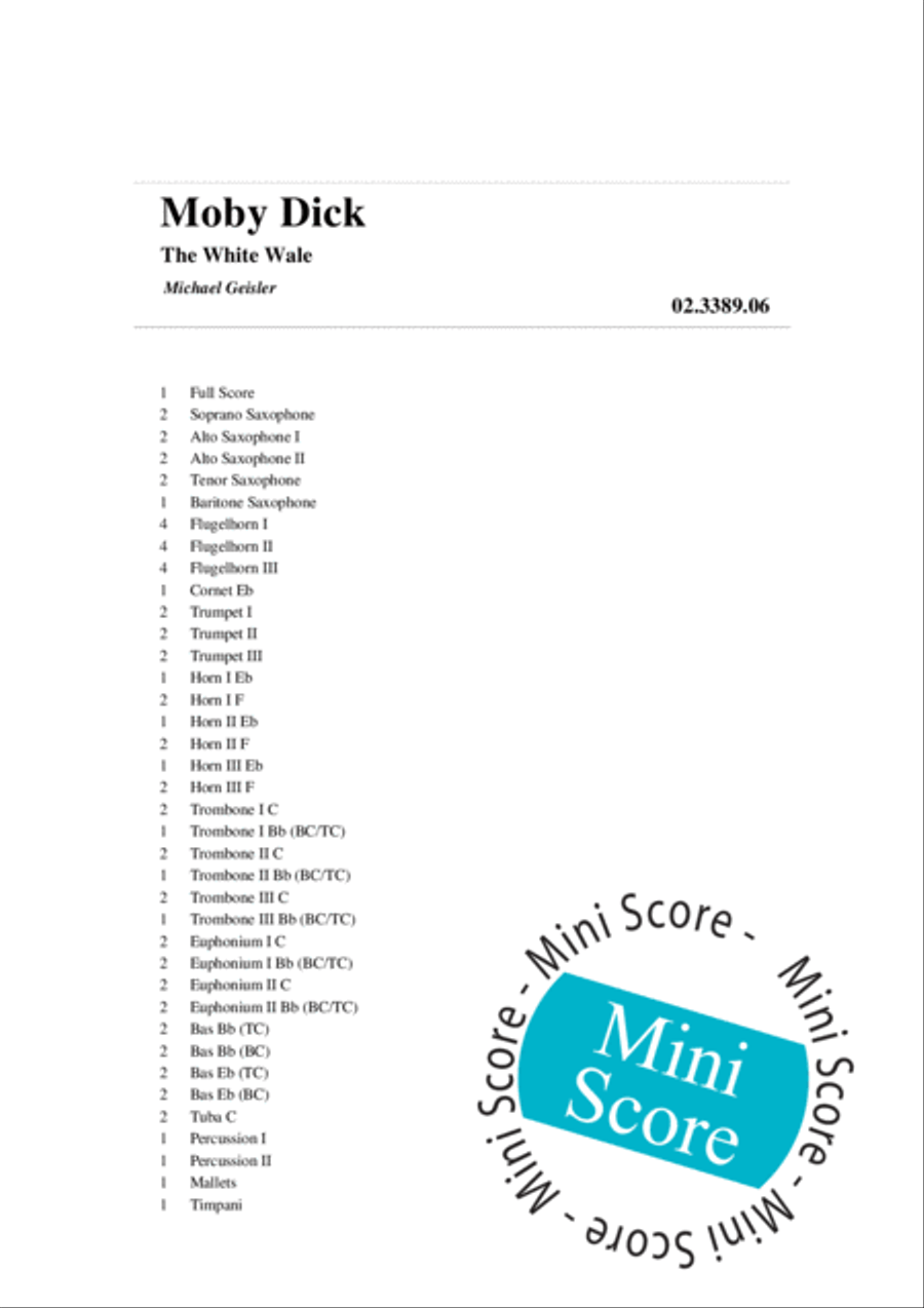 Moby Dick Fanfare Band scores gallery preview page 4
