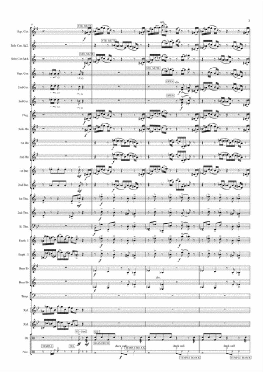 Serge's Circus Brass Ensemble scores gallery preview page 3