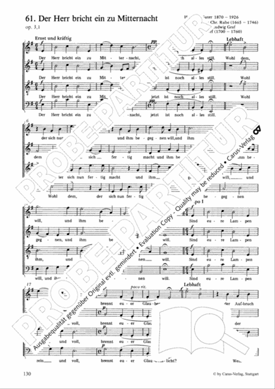 Geistliches Chorbuch der Romantik Choir scores gallery preview page 131