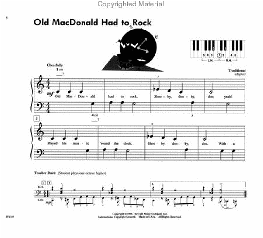 PreTime® Piano Rock 'n Roll Piano Method scores gallery preview page 4