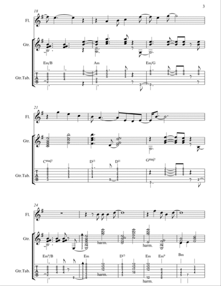 And I Love Her Flute scores gallery preview page 3