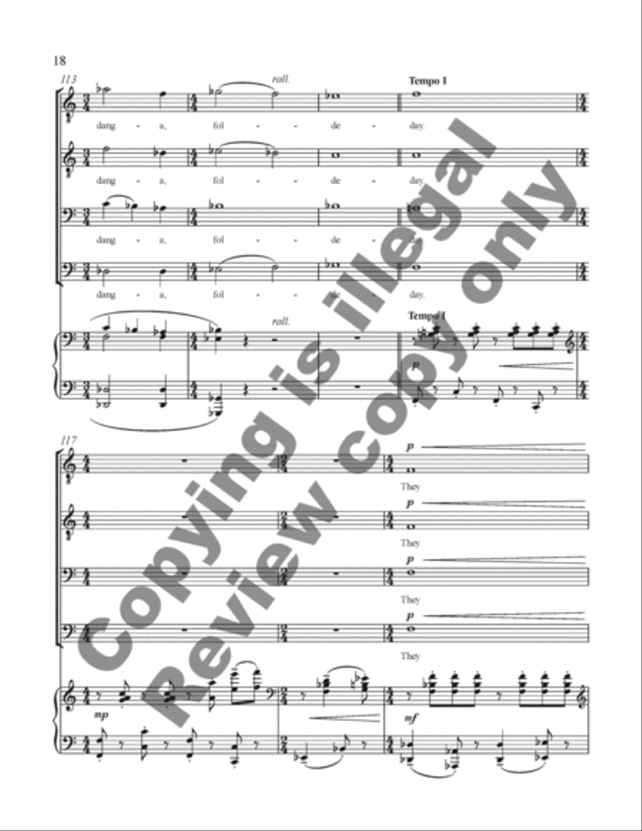 Sweet Betsy Sweet Betsy TTBB scores gallery preview page 37