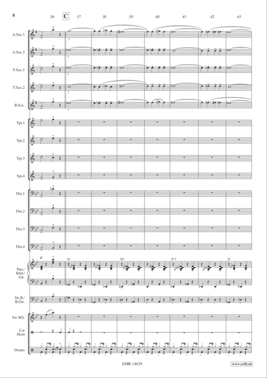 Ballroom Queen Big Band scores gallery preview page 9