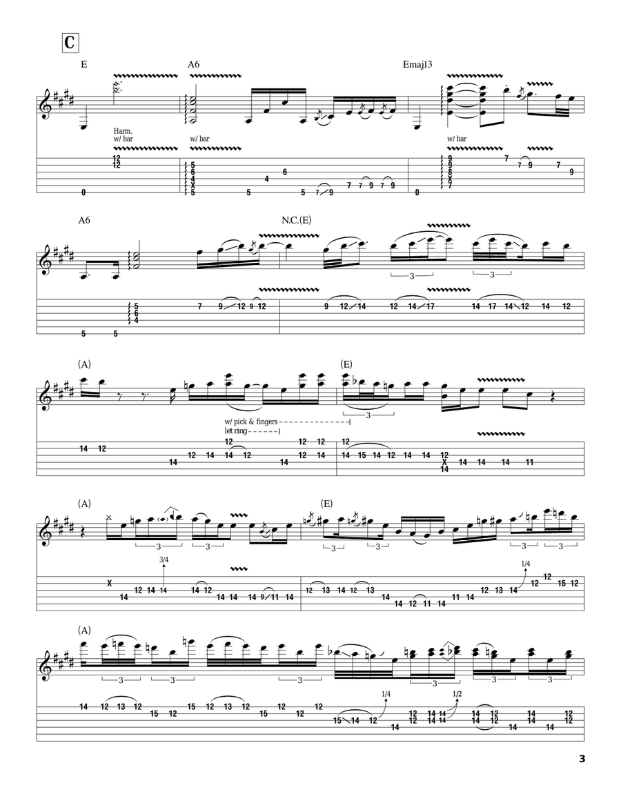 Lenny Acoustic Guitar scores gallery preview page 3