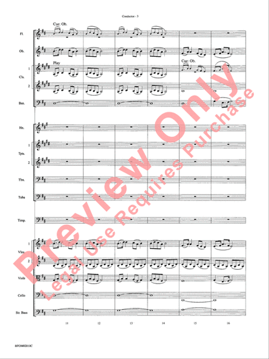 Largo (Going Home from the New World Symphony) Full Orchestra scores gallery preview page 6