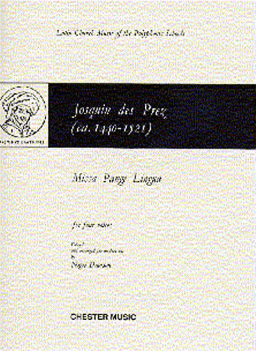 Missa Pange Lingua Missa Pange Lingua 4-Part scores gallery preview page 1