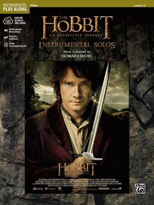 Book cover for The Hobbit -- An Unexpected Journey Instrumental Solos