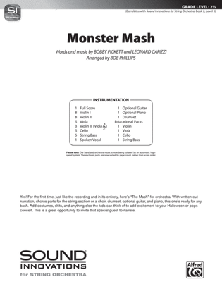 Book cover for Monster Mash: Score