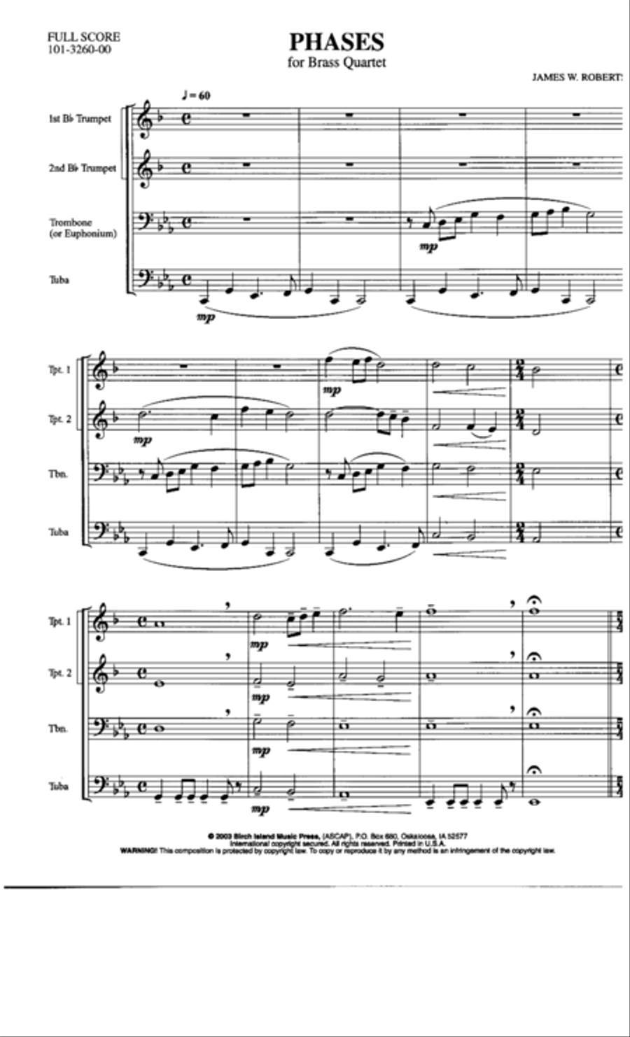 Phases Phases Brass Quartet scores gallery preview page 2