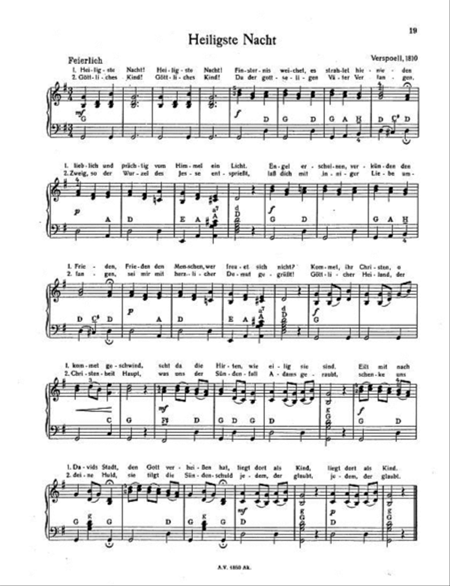 Heilige Nacht Accordion scores gallery preview page 2