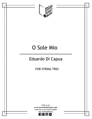 Book cover for O Sole Mio String Trio