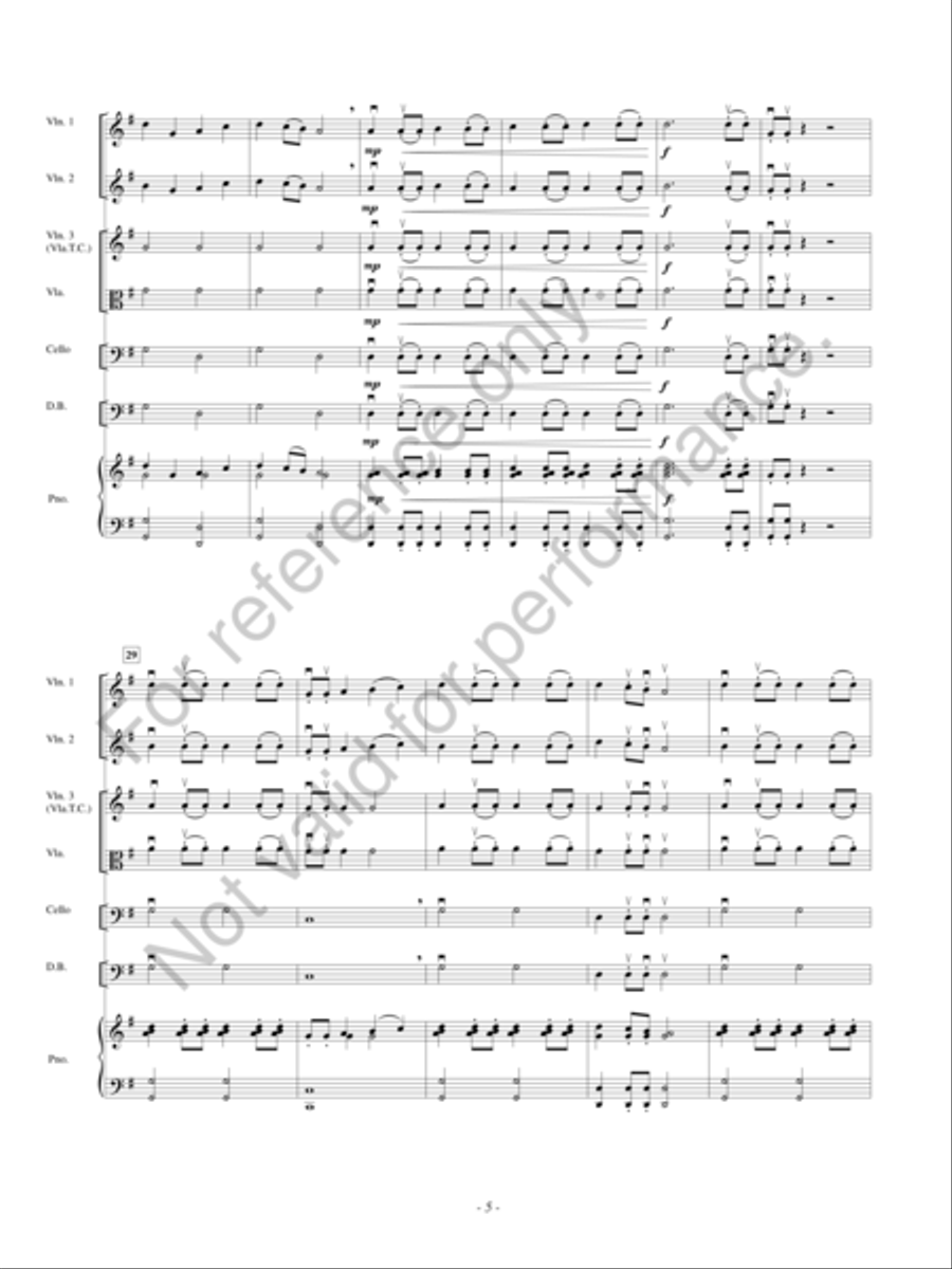 Soaring Above the Clouds Soaring Above the Clouds String Orchestra scores gallery preview page 4