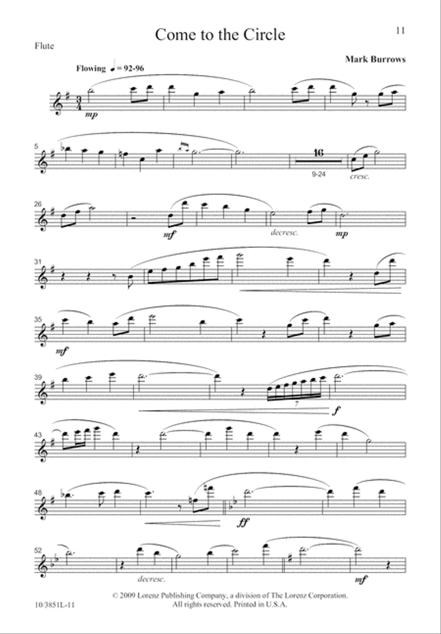 Come to the Circle 4-Part scores gallery preview page 11