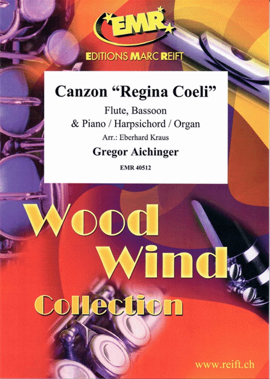 Canzon Regina Coeli Woodwind Ensemble scores gallery preview page 1