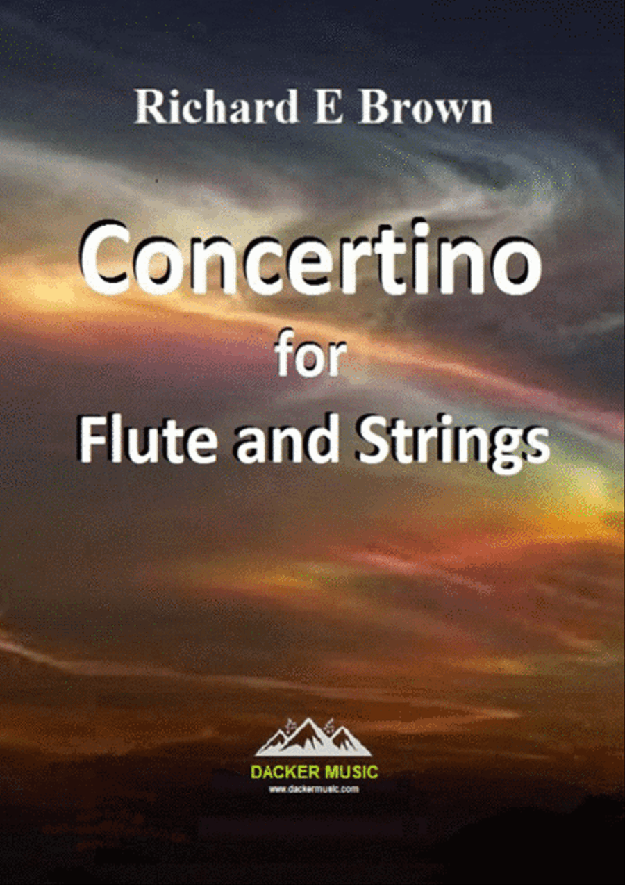 Concertino for Flute and Strings Chamber Orchestra scores gallery preview page 1