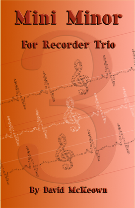 Book cover for Mini Minor, Jazz Piece for Recorder Trio