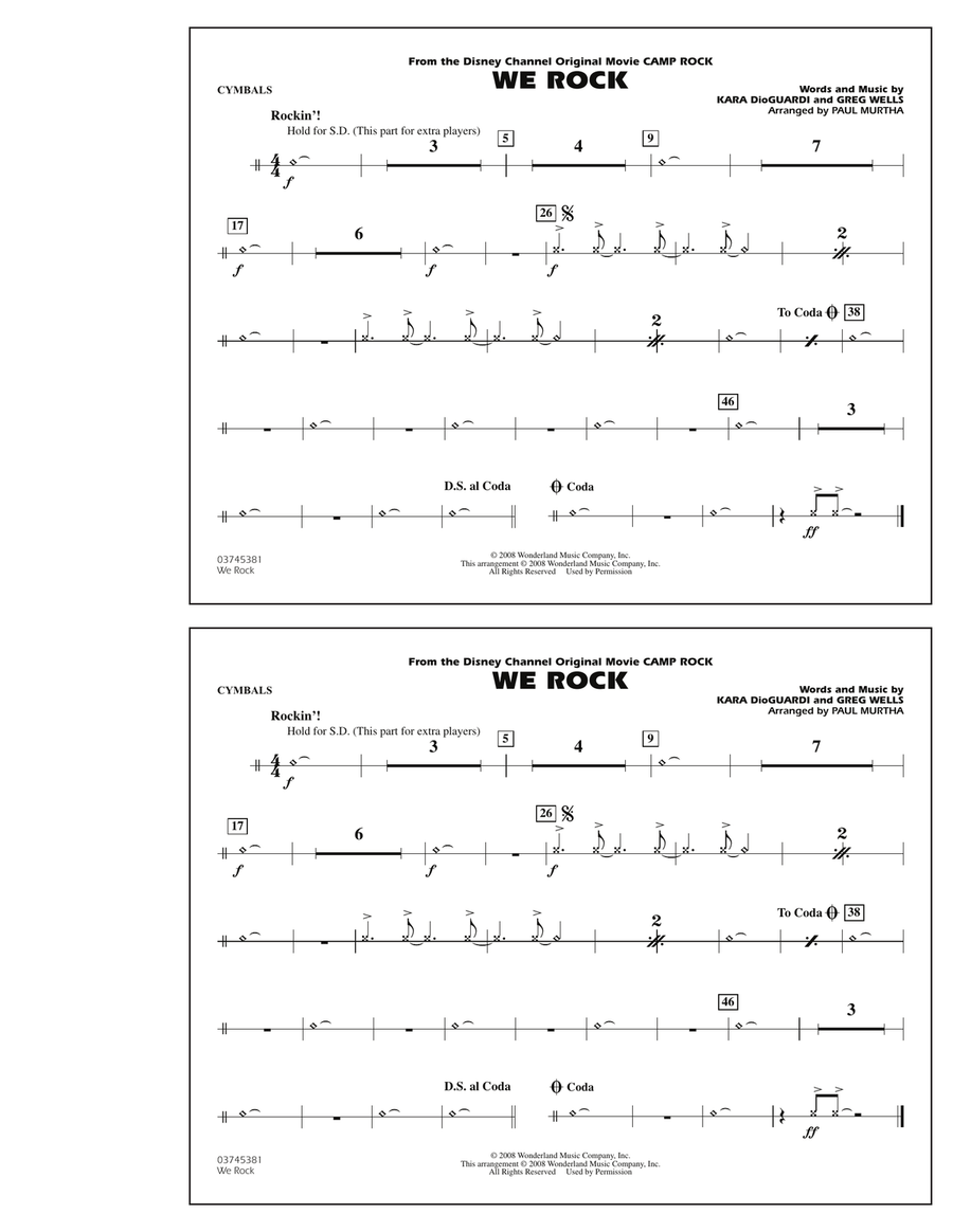 We Rock (from Disney's 