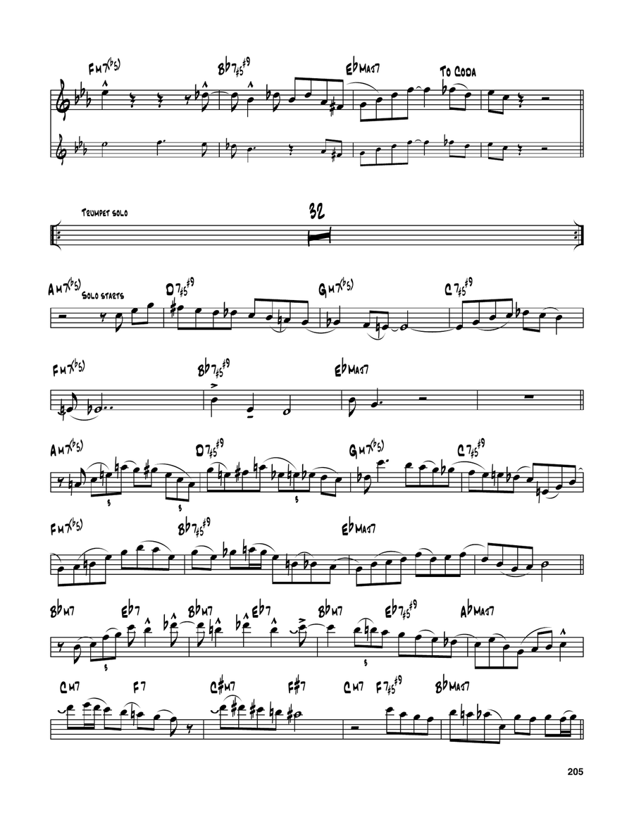 Woodyn' You Tenor Saxophone scores gallery preview page 2