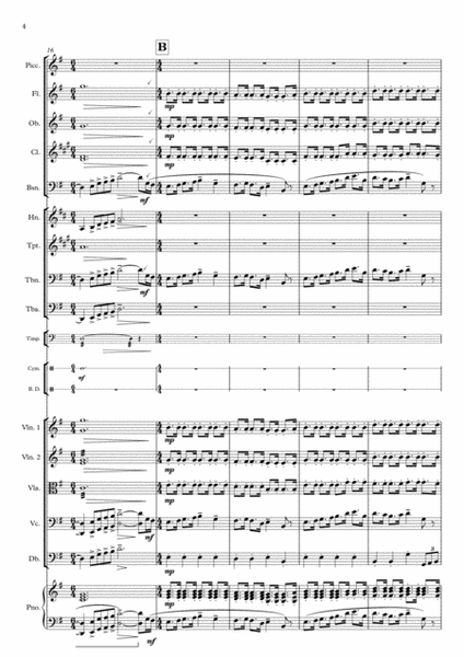 Fanfare For Freedom (Full Orchestral Version Score & Parts) image number null