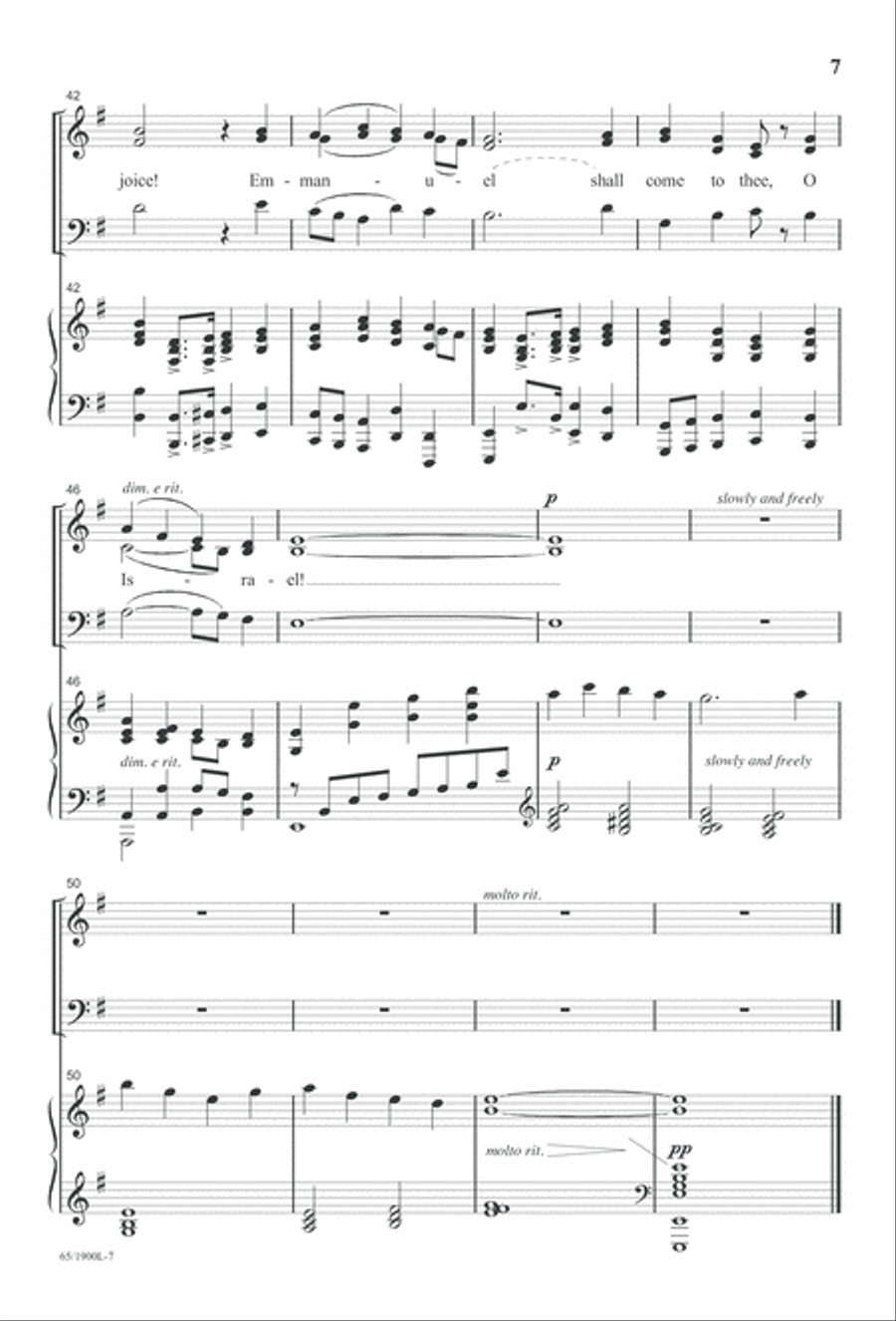 Love's Pure Light 3-Part scores gallery preview page 9