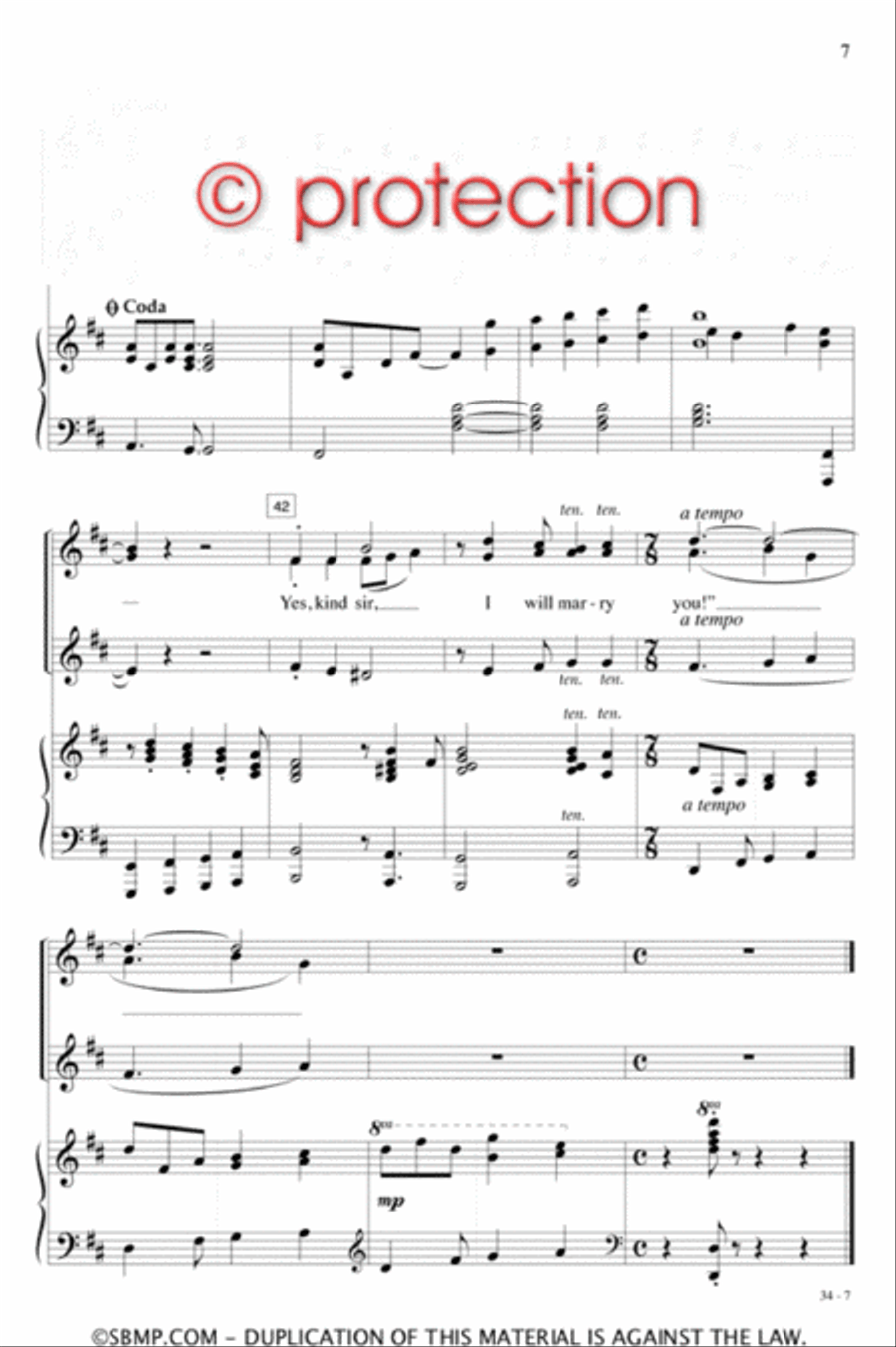 Dance on My Heart - SSA Octavo SSA scores gallery preview page 6