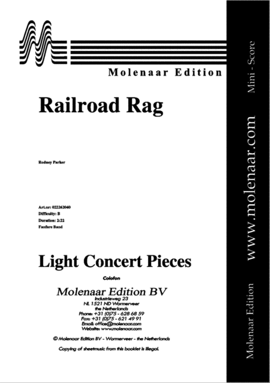 Railroad Rag Railroad Rag Fanfare Band scores gallery preview page 2