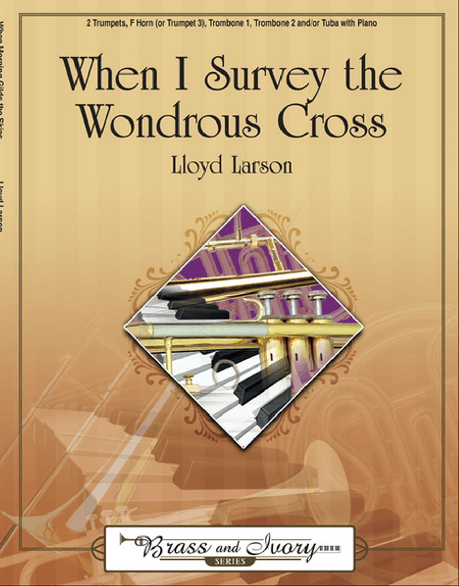 When I Survey the Wondrous Cross Brass Ensemble scores gallery preview page 1