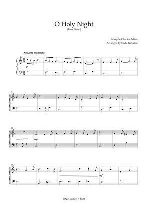 Book cover for O Holy Night (Easy Piano) Piano solo