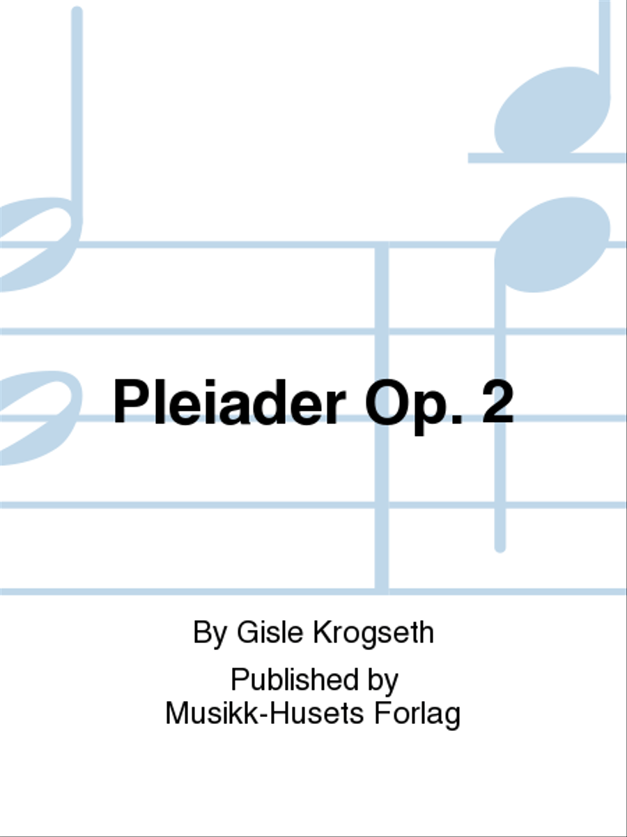 Pleiader Op. 2 Classical Guitar scores gallery preview page 1