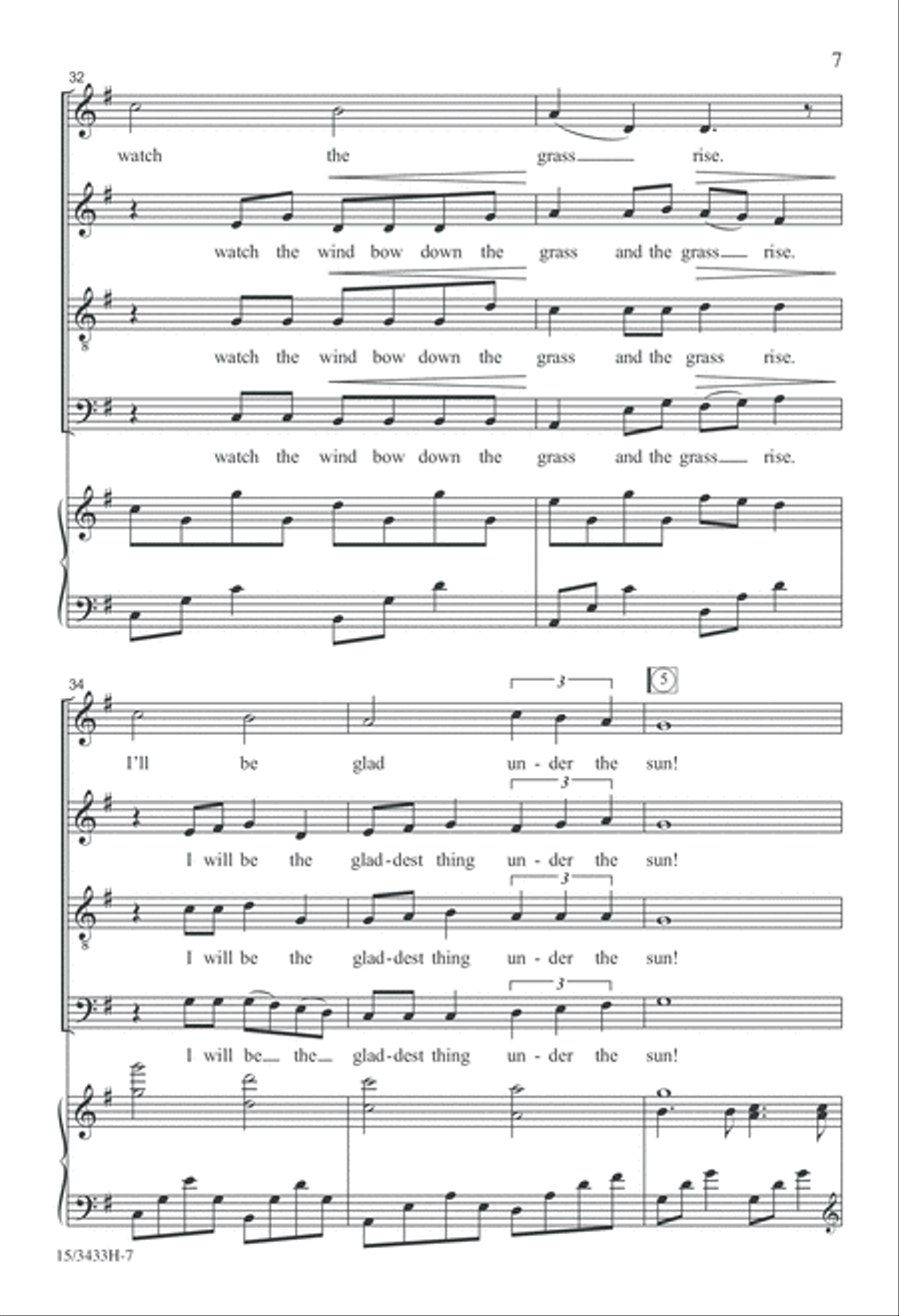 Afternoon on a Hill Afternoon on a Hill 4-Part scores gallery preview page 7