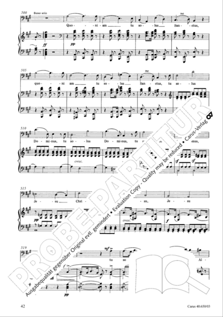 Petite Messe solennelle 4-Part scores gallery preview page 45