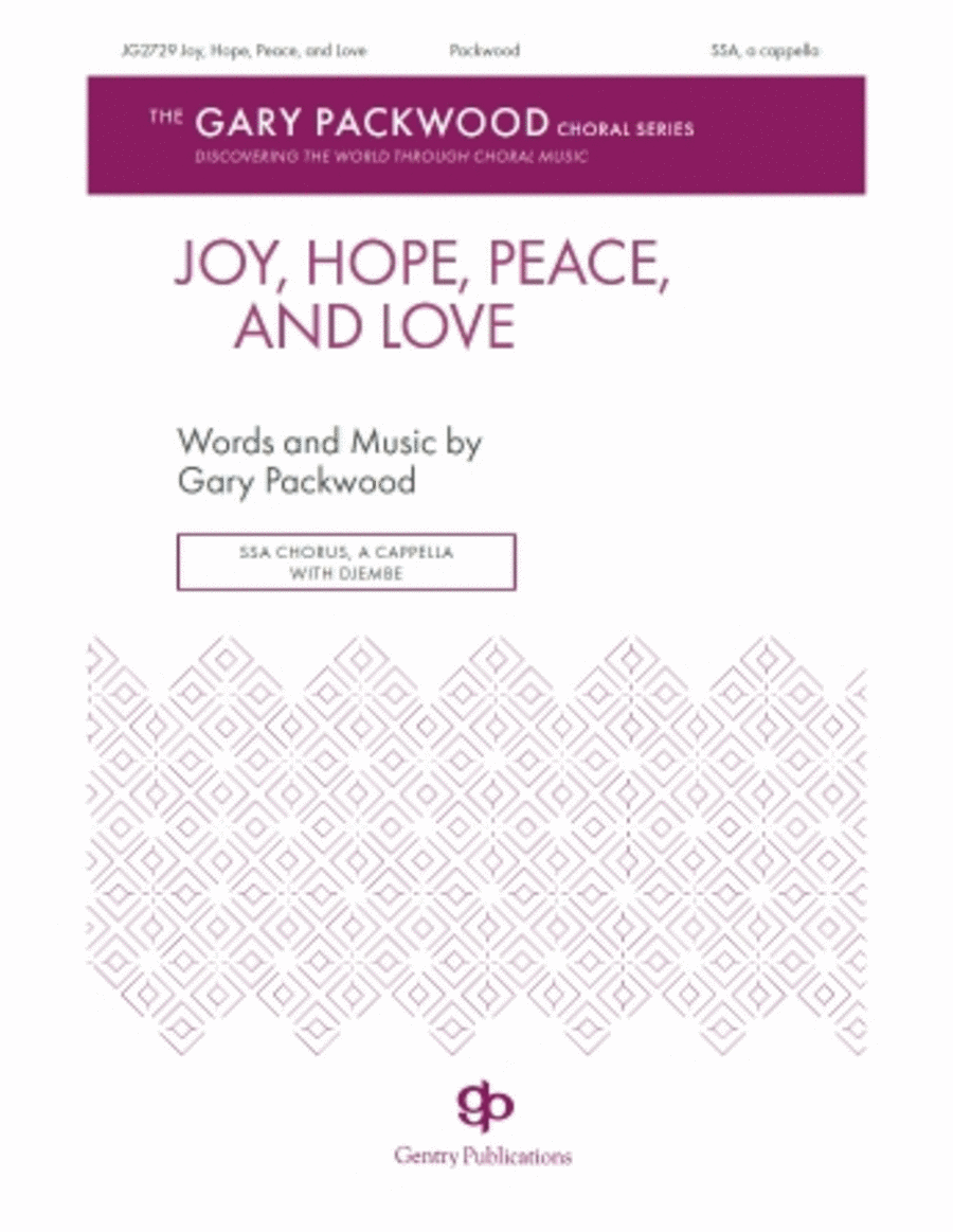 Joy, Hope, Peace, And Love SSA scores gallery preview page 1