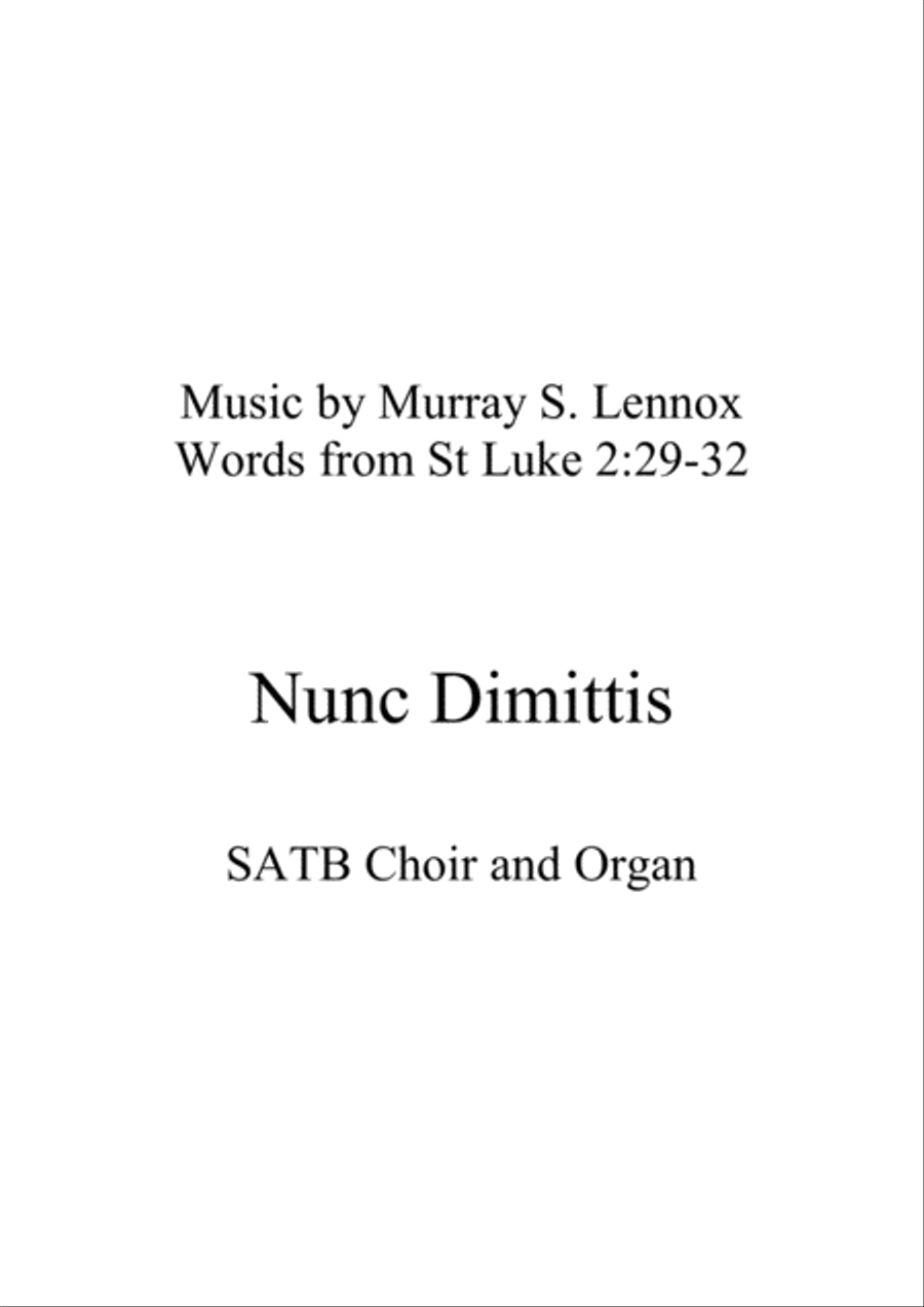 Nunc Dimittis - 