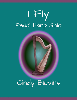Book cover for I Fly, solo for Pedal Harp