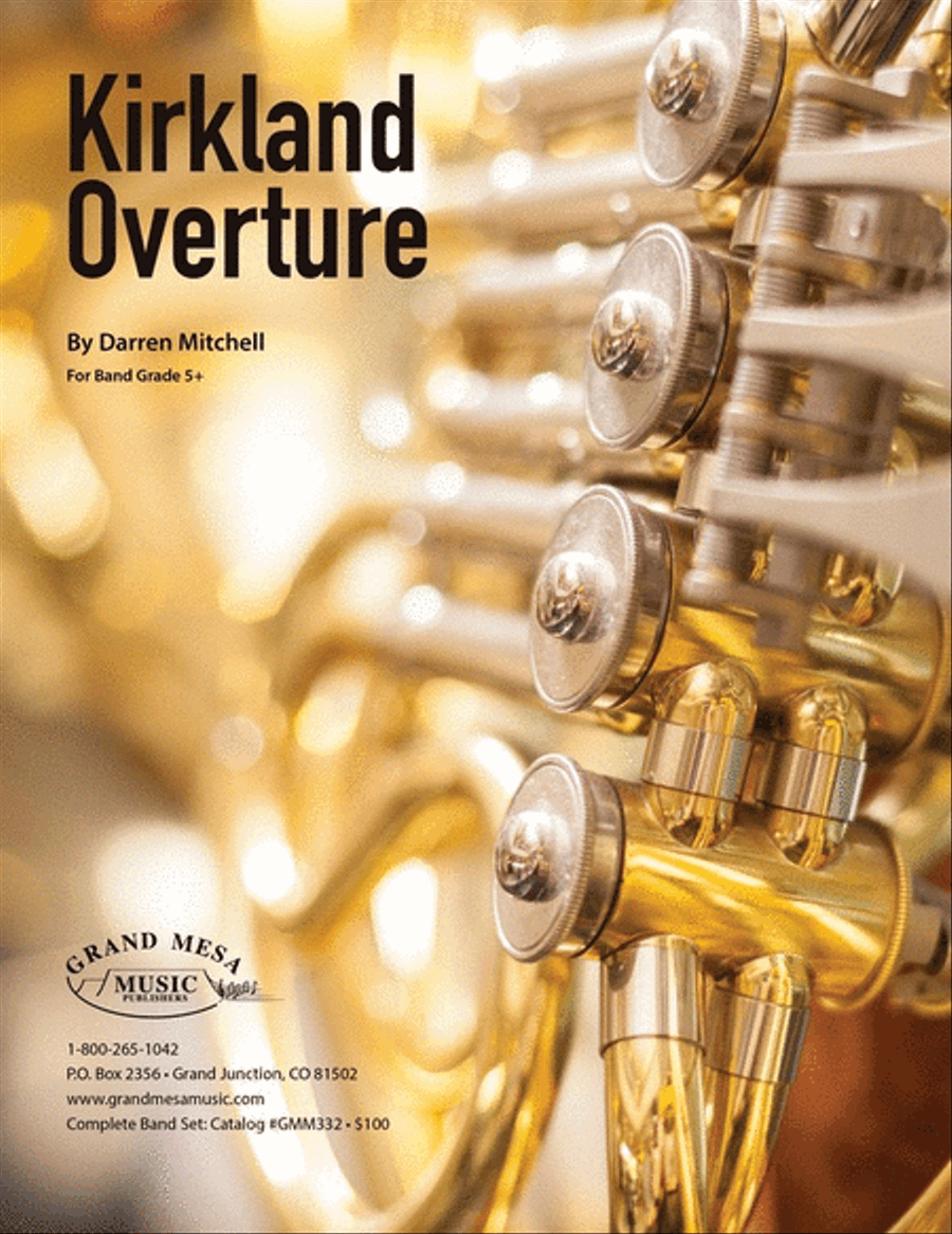 Kirkland Overture Cb5.5 Sc/Pts Concert Band scores gallery preview page 1