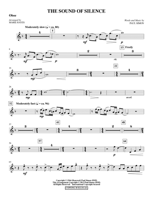 The Sound Of Silence (arr. Mark Hayes) - Oboe