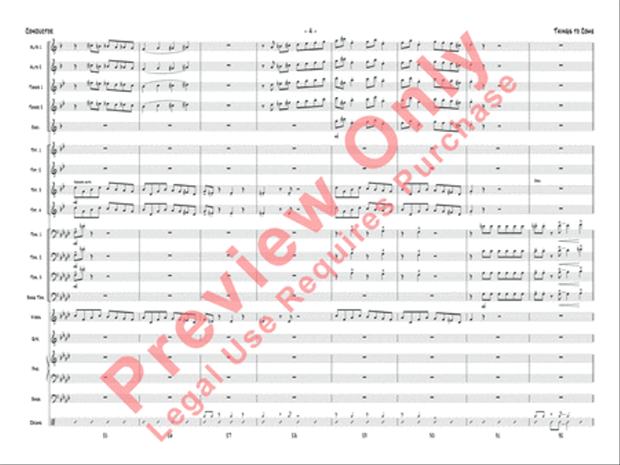 Things to Come Things to Come Jazz Ensemble scores gallery preview page 5