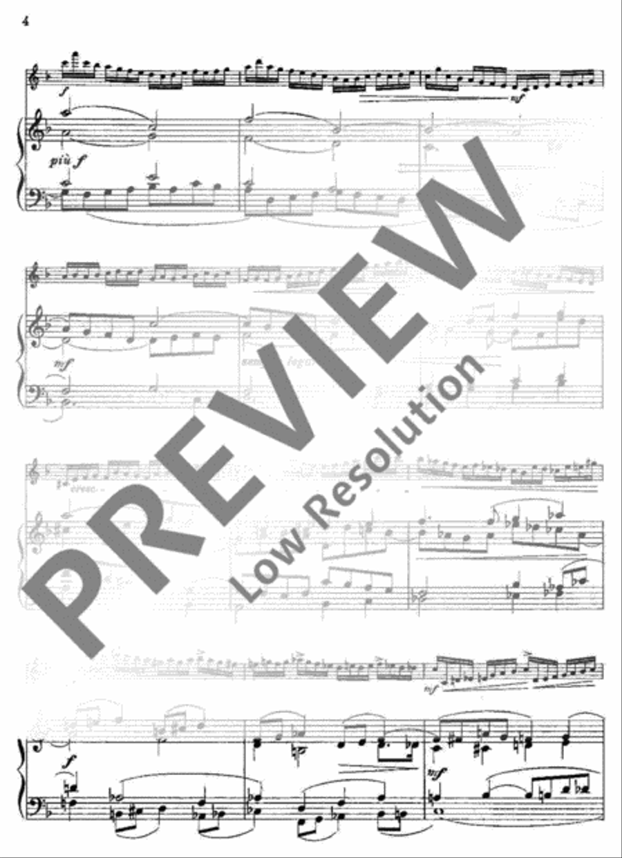 Sonata Violin scores gallery preview page 5