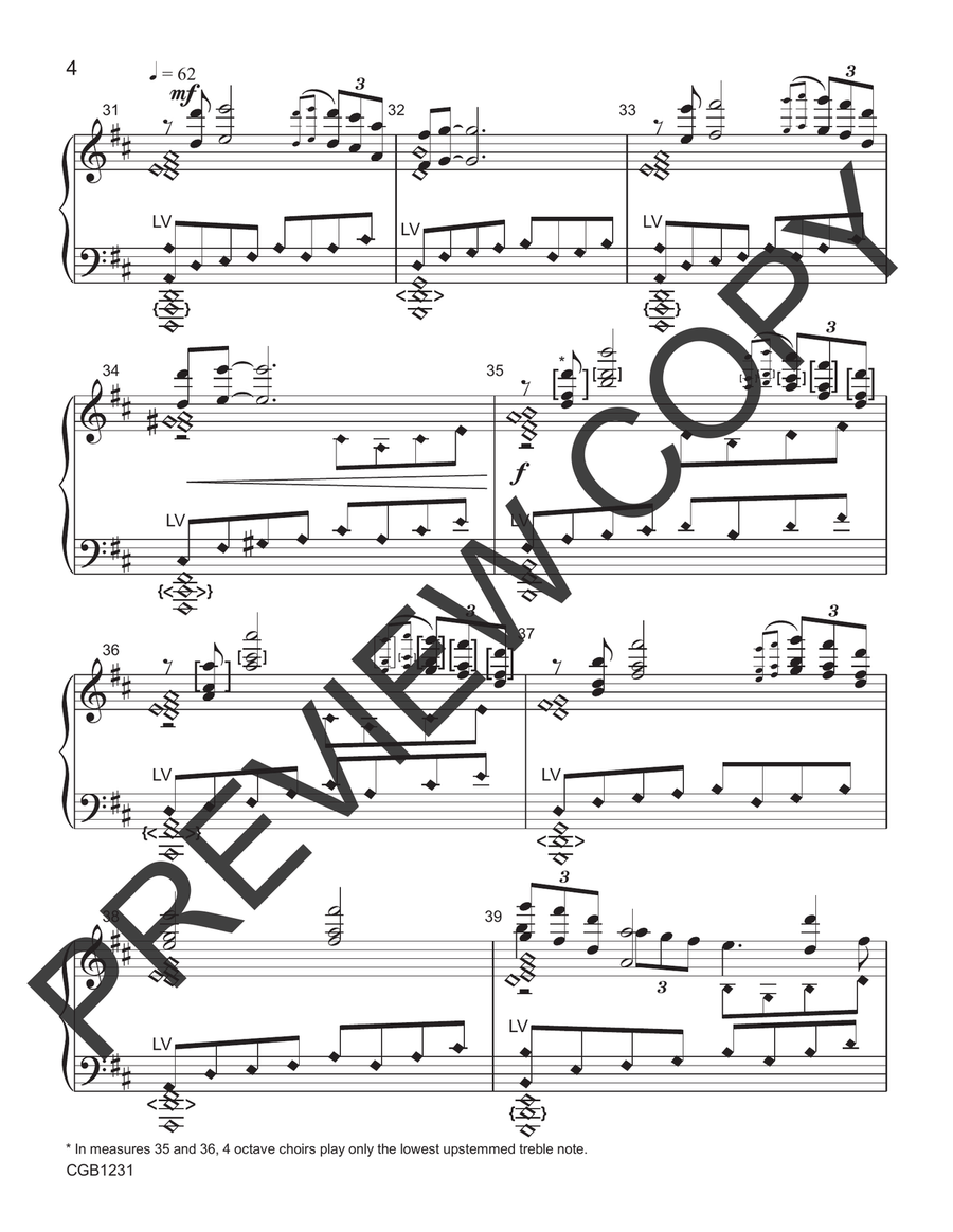 Lumen Fidei Parts Handbell Choir scores gallery preview page 4