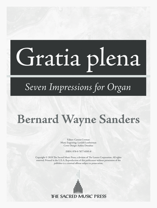 Book cover for Gratia plena